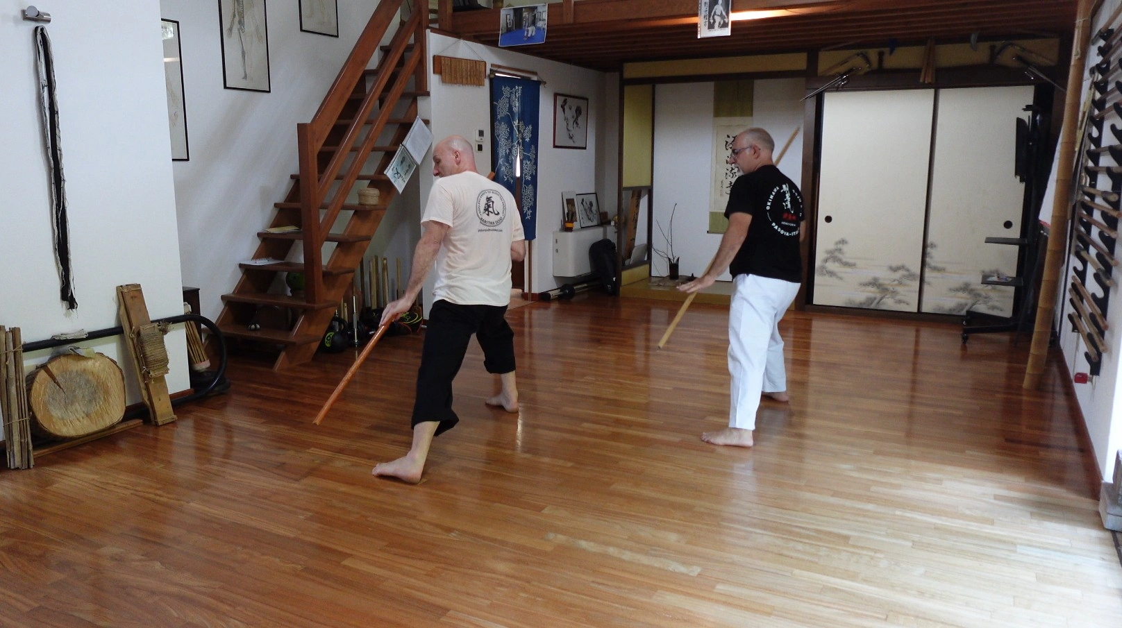 Studio delle tecniche tradizionali e applicazione Bunkai nel Dojo